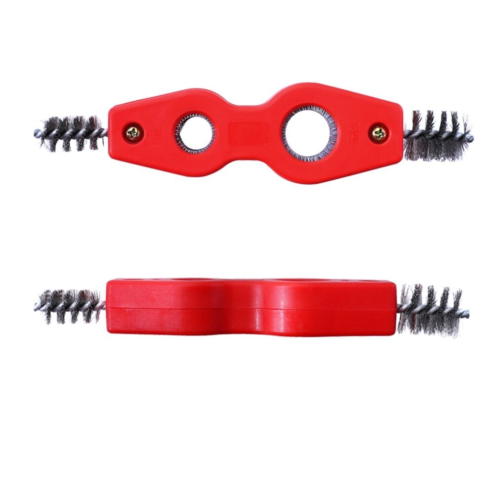 4 in 1 Copper Tube Polishing Chamfering Set Double-ended Pipe Cleaning Brush Test Tube Wire Brush Cleaning Polishing Tool