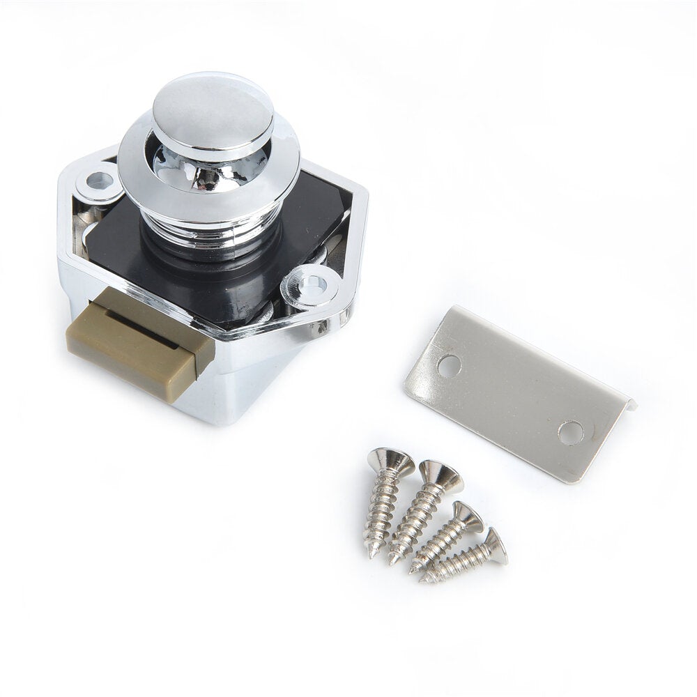Camper Car Push Lock RV Caravan Boat Motor Home Cabinet Drawer Latch