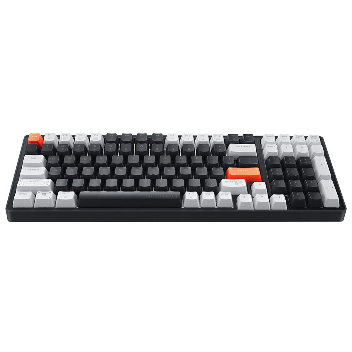 Mechanical Gaming Keyboard Dual Mode Type-C Wired Bluetooth5.0 100 Keys Translucent ABS Keycaps