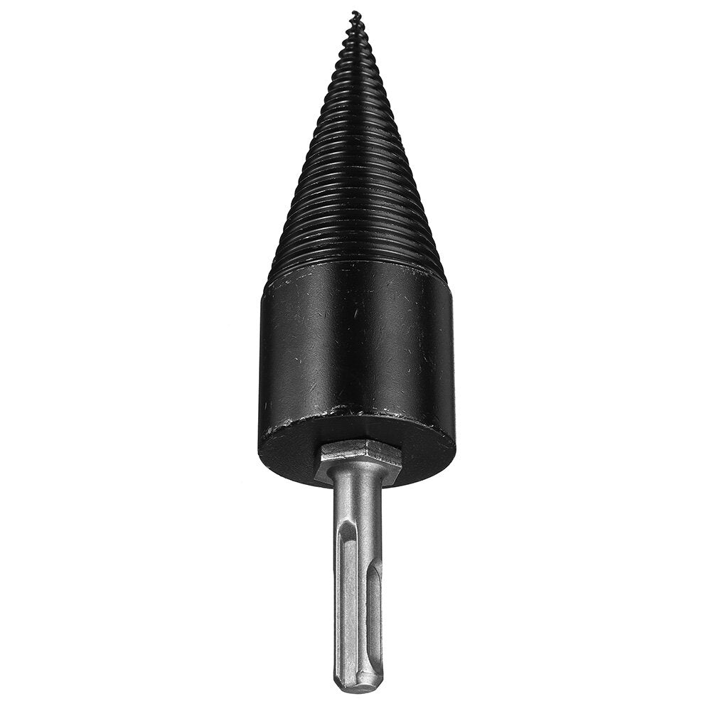 1Pc 42mm HSS Round/Square/Hexagonal Shank Firewood Drill Bit Splitter Wood Split Cone Drill Bit For Tree Cutting