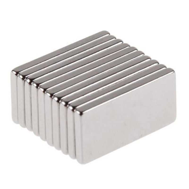 10pcs N50 20x10x2mm Neodymium Block Magnet Oblong Super Strong Rare Earth Magnets