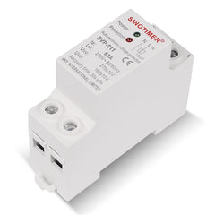 Automatic Recovery Under Voltage Over Voltage Protector Relay Breaker Protective Device,230V AC 63A