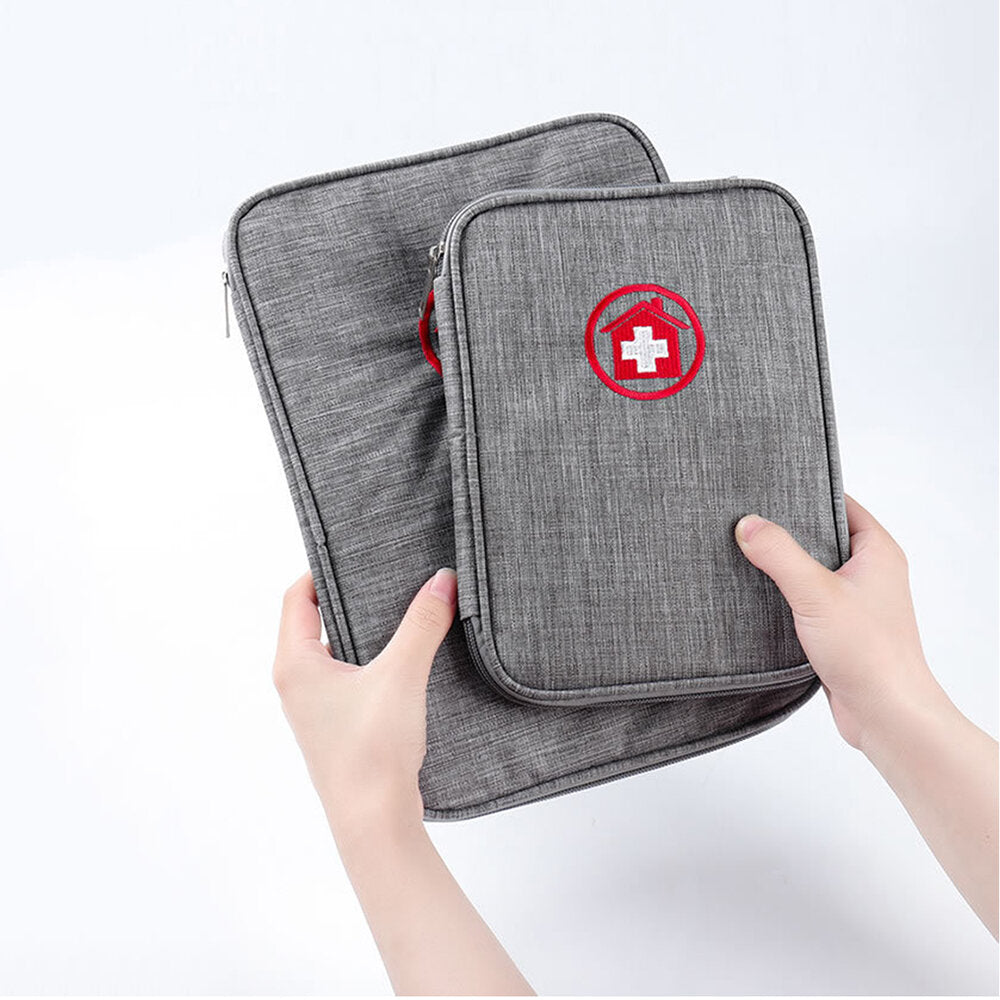 Portable Two-purpose Storage Bag Medical Emergency Certificate Passport Case Waterproof Travel Organizer