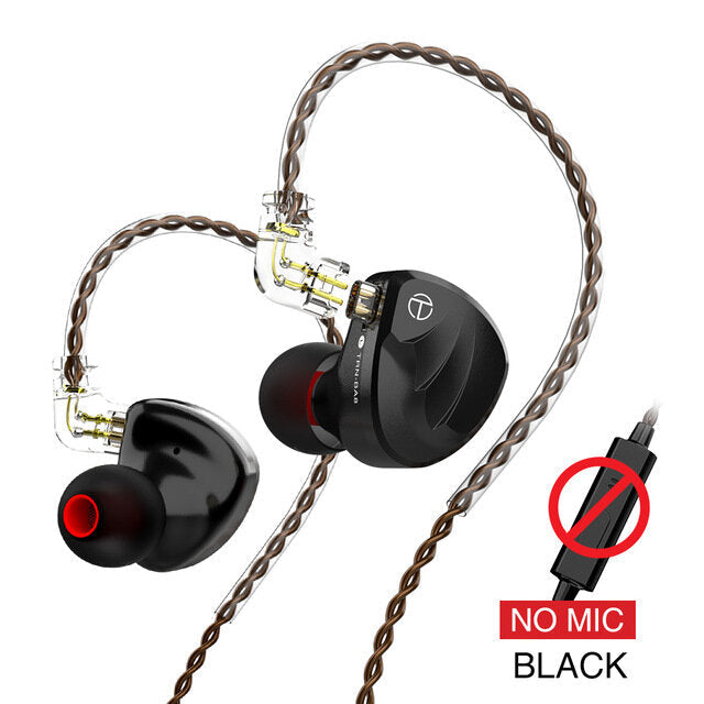 In Ear Earphone Eight-Unit Balanced Armature Pure Moving Iron Hi-Fi Fever Monitor Earphone Wheat Wire Control Changeable Line Headphone With Mic