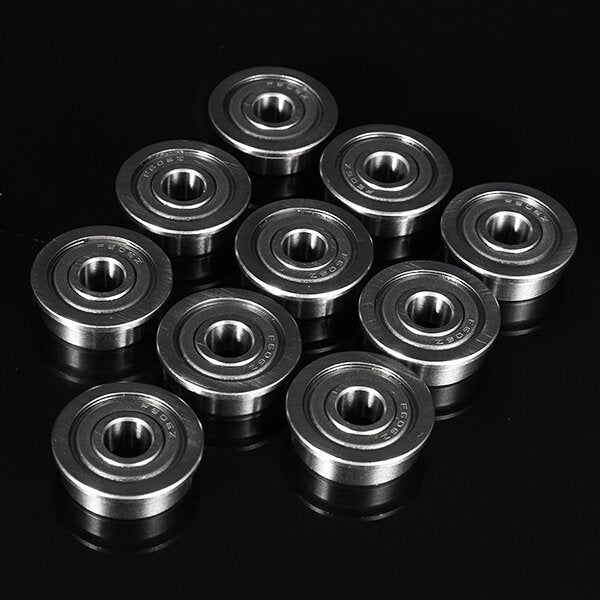 10pcs Flange Ball Bearings 6x17x6mm Flange Size 19x1.2mm