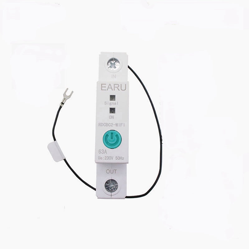 Smart WIFI Energy Circuit Breaker Meter Power Consumption kWh Meter Timer Switch Relay Voltmeter Works