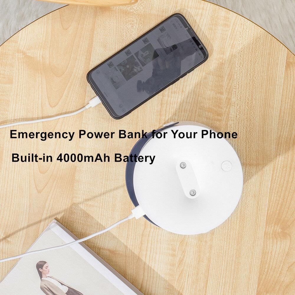 Dual Spray Humidifier Mist Maker USB Power Bank with Colorful Lights for Phone Office Home Beadroom