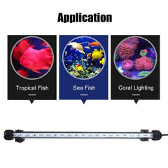 IP68 Waterproof 42PCS LED Aquarium Light RGB Remote LED Fish Tank Light Submersible