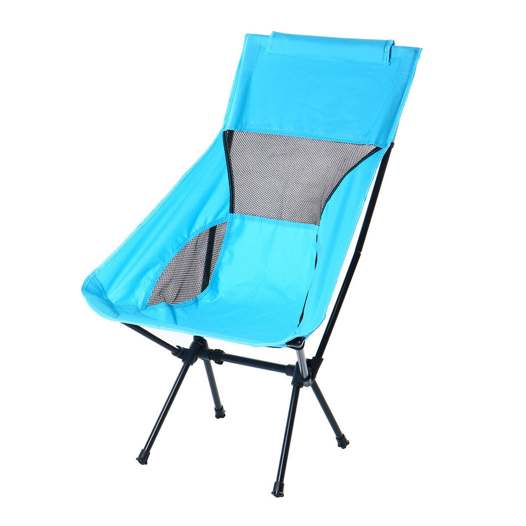 Outdoor Camping Chair Oxford Cloth Portable Folding Lengthen Camping Ultralight Chair Seat for Fishing Picnic BBQ Beach 120KG Max Bearing