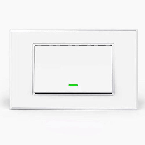 Smart No Neutral Push Button Switch 1/2/3 Gangs Smartthings App Alexa Google Home,220-240V