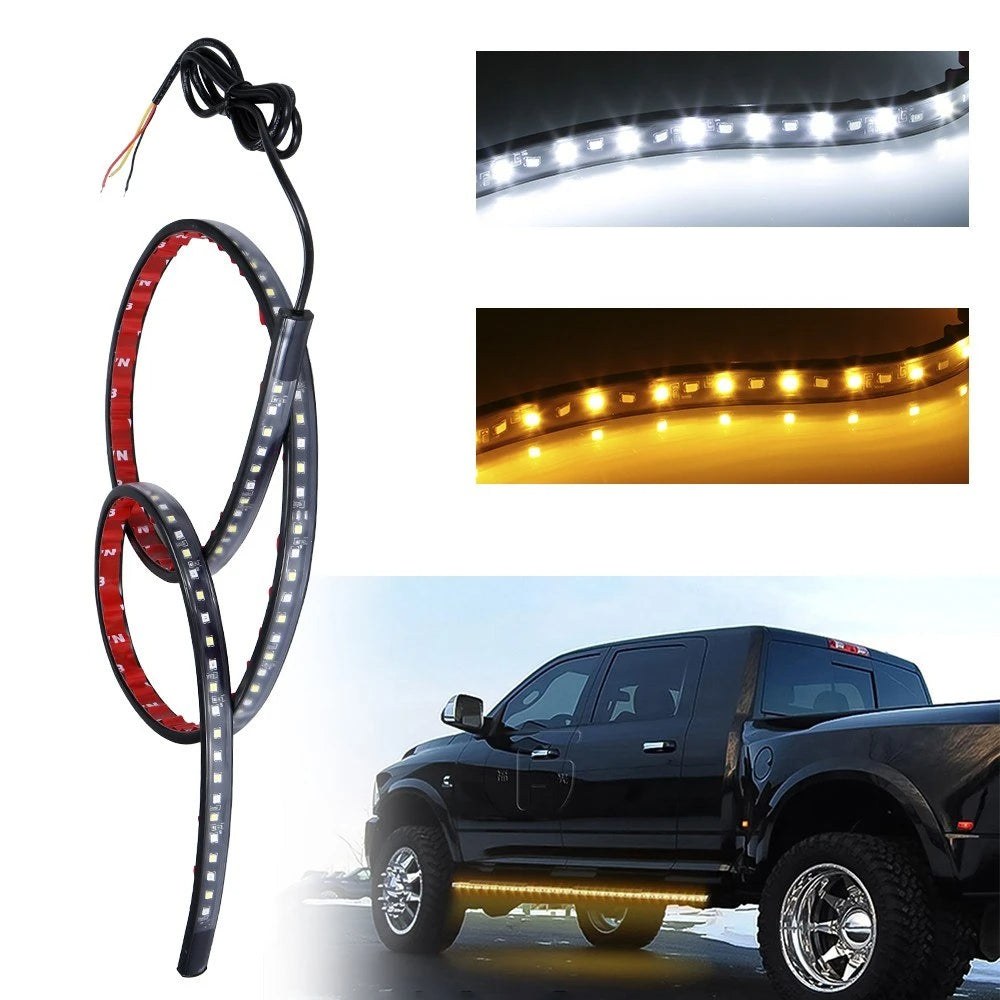 2PCS 48inch Multi-Functional Truck Waterproof Light Tailgate Bar Reverse Turn Signal Running Lights