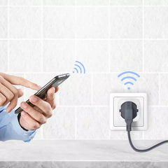 Smart Plug Mini Wifi Outlet Works with Alexa Google Home Tuya Smart Life APP Remote Control Supports 2.4GHz Network Home Smart Device