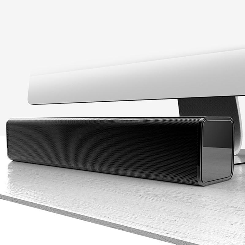 Dual Speaker Function Black Strip Subwoofer USB2.0 Computer Speaker