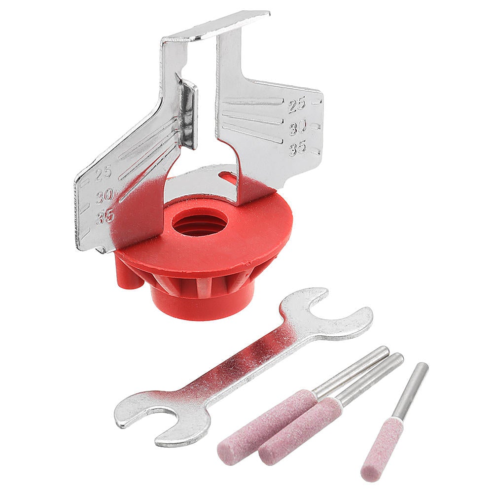 Chain Saw Sharpening Attachment Sharpener Guide Drill Adapter Power Tool Accessories Set