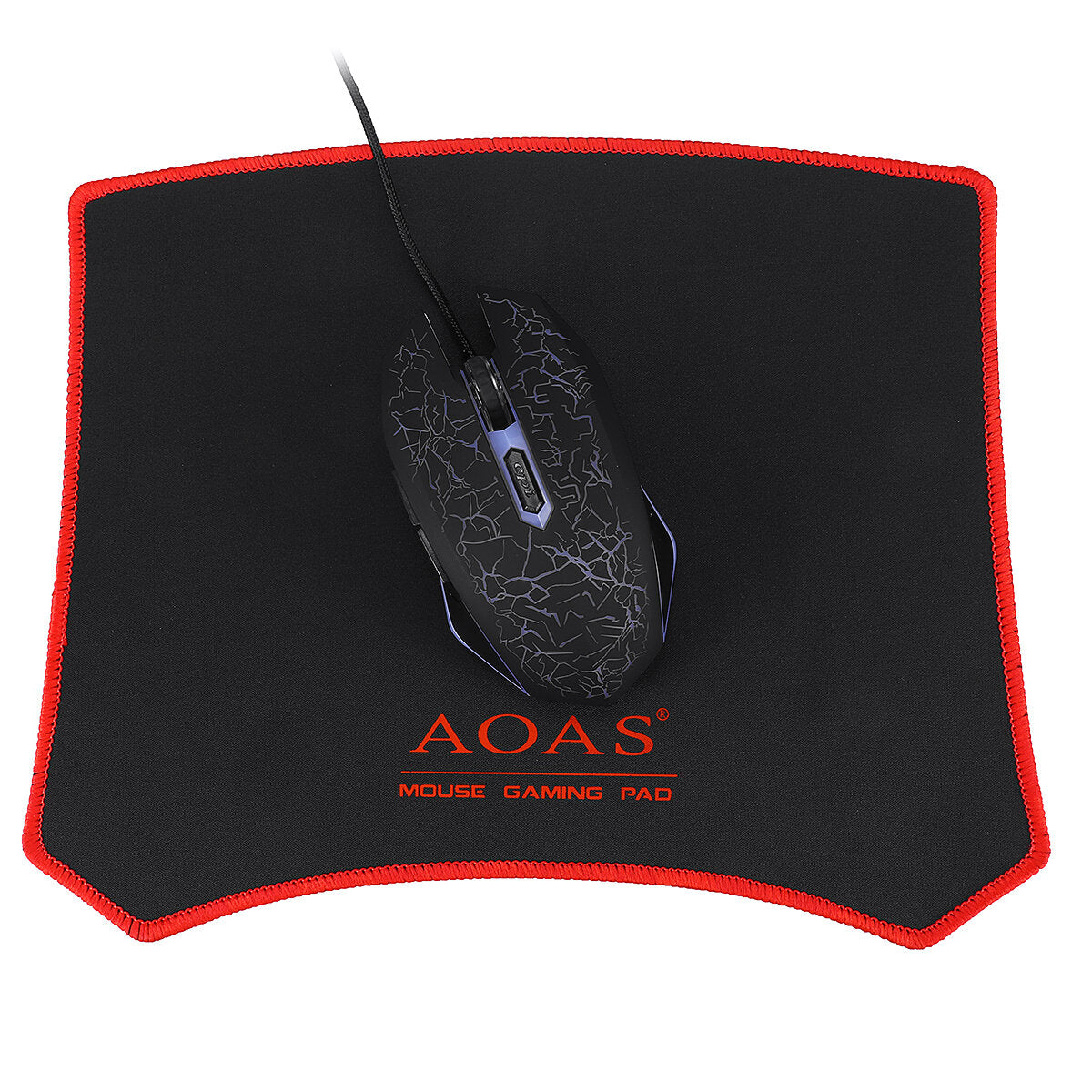 4Pcs Gaming Combo Kit 104 Keys RGB Backlit Keyboard Adjustable 3200DPI Mouse Stereo 40MM Noise Reduction Headset with Mouse Pad