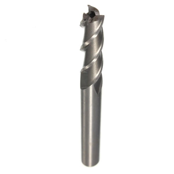 5pcs 6mm x 3 Flute HSS End Mill Cutter