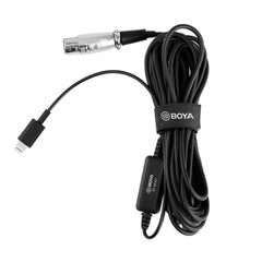 XLR to Adapter Cable 3 Position Pad for iPhone 11 Pro iPad iPod Touch iOS Devices Microphone Wired