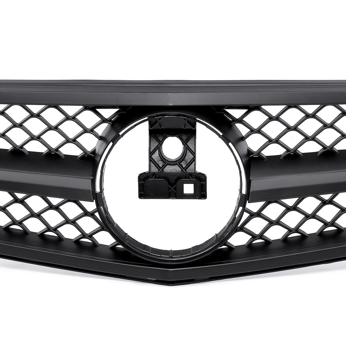 C63 AMG Style Front Upper Grille Grill For Mercedes Benz C Class