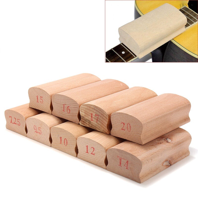 Guitar Tool Fingerboard Sanding Block 7.25"/9.5"/10"/12"/14"/15"/16"/17"/20" Luthier Tool for Fret Leveling Finger Board