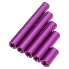 M3 Aluminum Alloy Standoff Studs 10-35mm Purple Round PCB Board Standoffs 10pcs