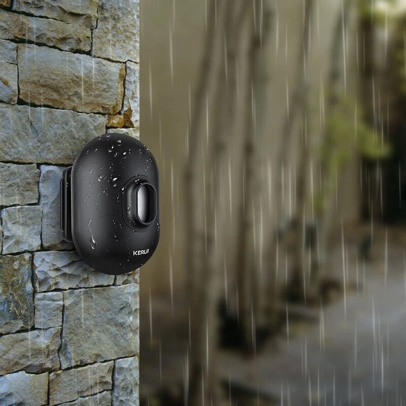 Wireless PIR Motion Sensor Home Security Alarm System Waterproof Outdoor Motion Detector Garage Burglar Alarm