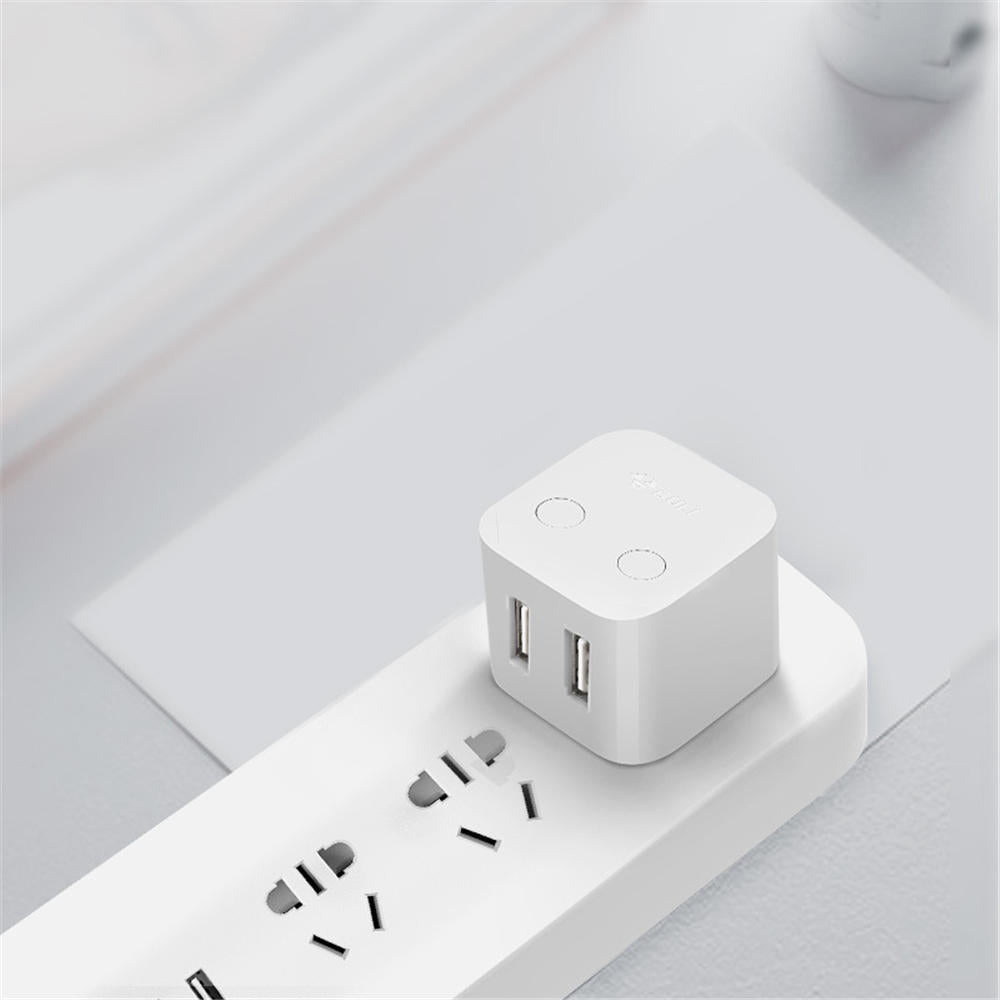 Dual USB Fast Charging Auto Power Off Smart Wireless 2500W 10A Socket Charger Adapter For Smart Home