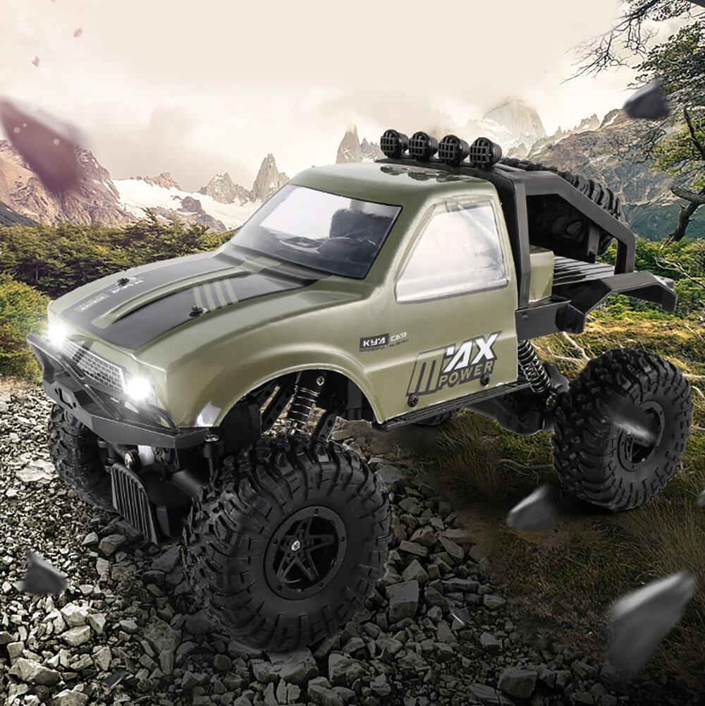 Half RC Car Pickup Crawler with Remote Control 2.4G 4WD RTR Off-Road Off Road RC Vehicle Model
