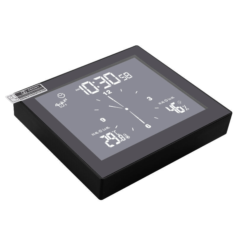 Multifunctional Bathroom Temperature and Humidity Alarm Clock LCD Screen Waterproof Home Desktop Creative Timer
