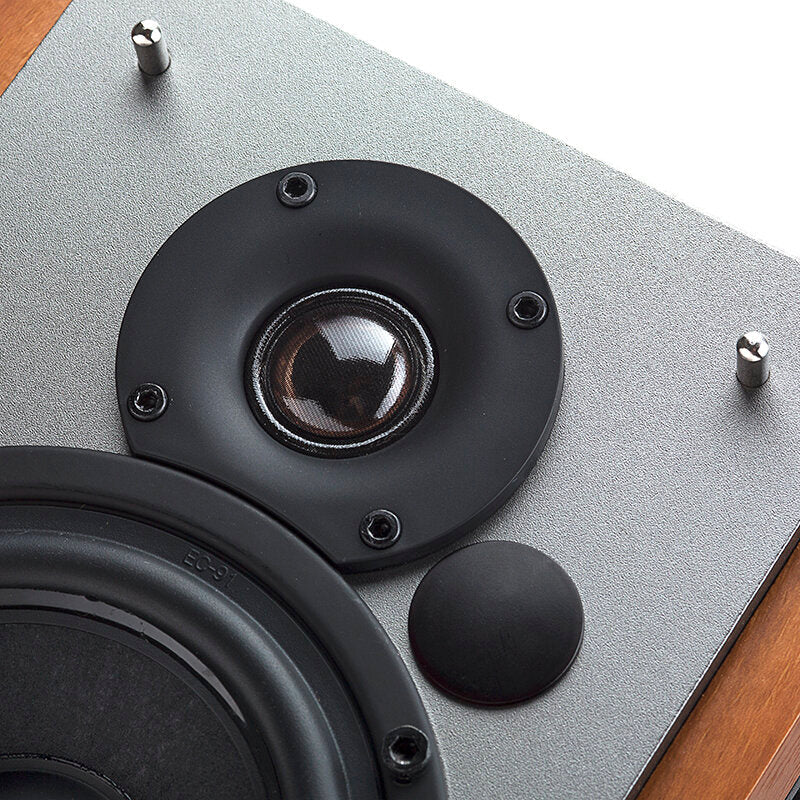 Subwoofer Multimedia Computer Speaker Desktop 2.0 60W Wooden Bass Bookshelf Active Speaker