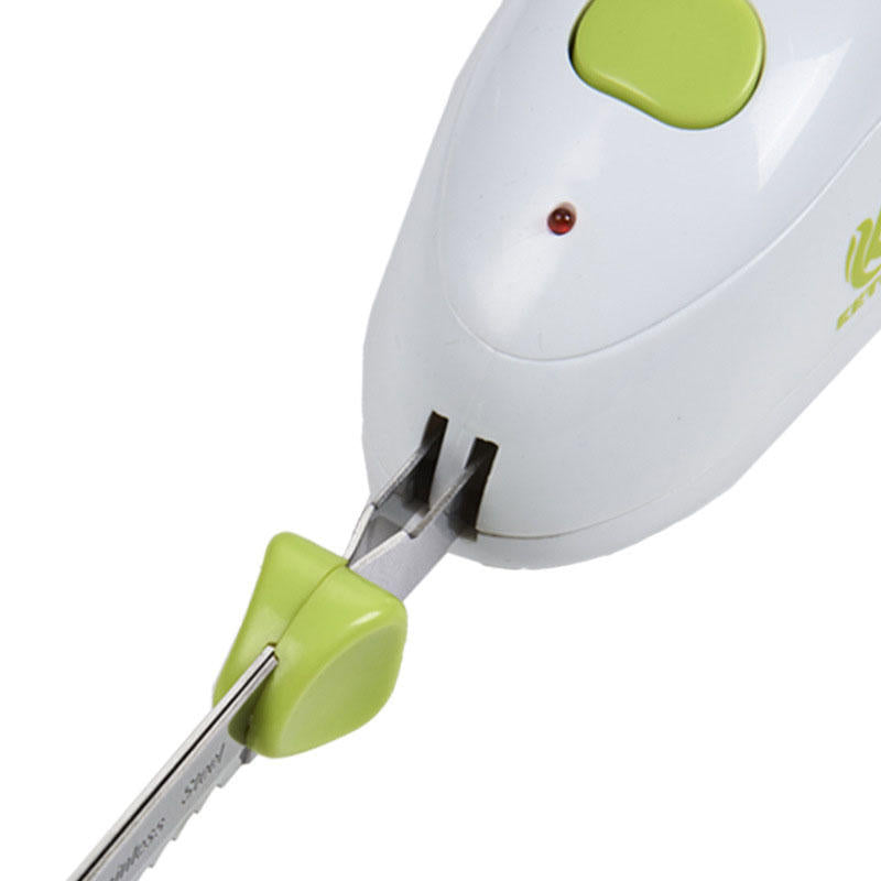Kitchen Electric Bread Automatic Pizza Cutter Stainless Steel Blade Serrated