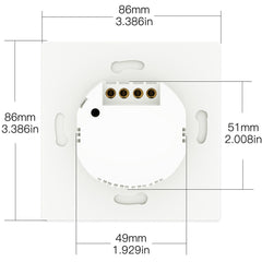 Button Light Switch Tuya ZB Hub Required APP Remote Control Work with Alexa Google Home 3.0 Push