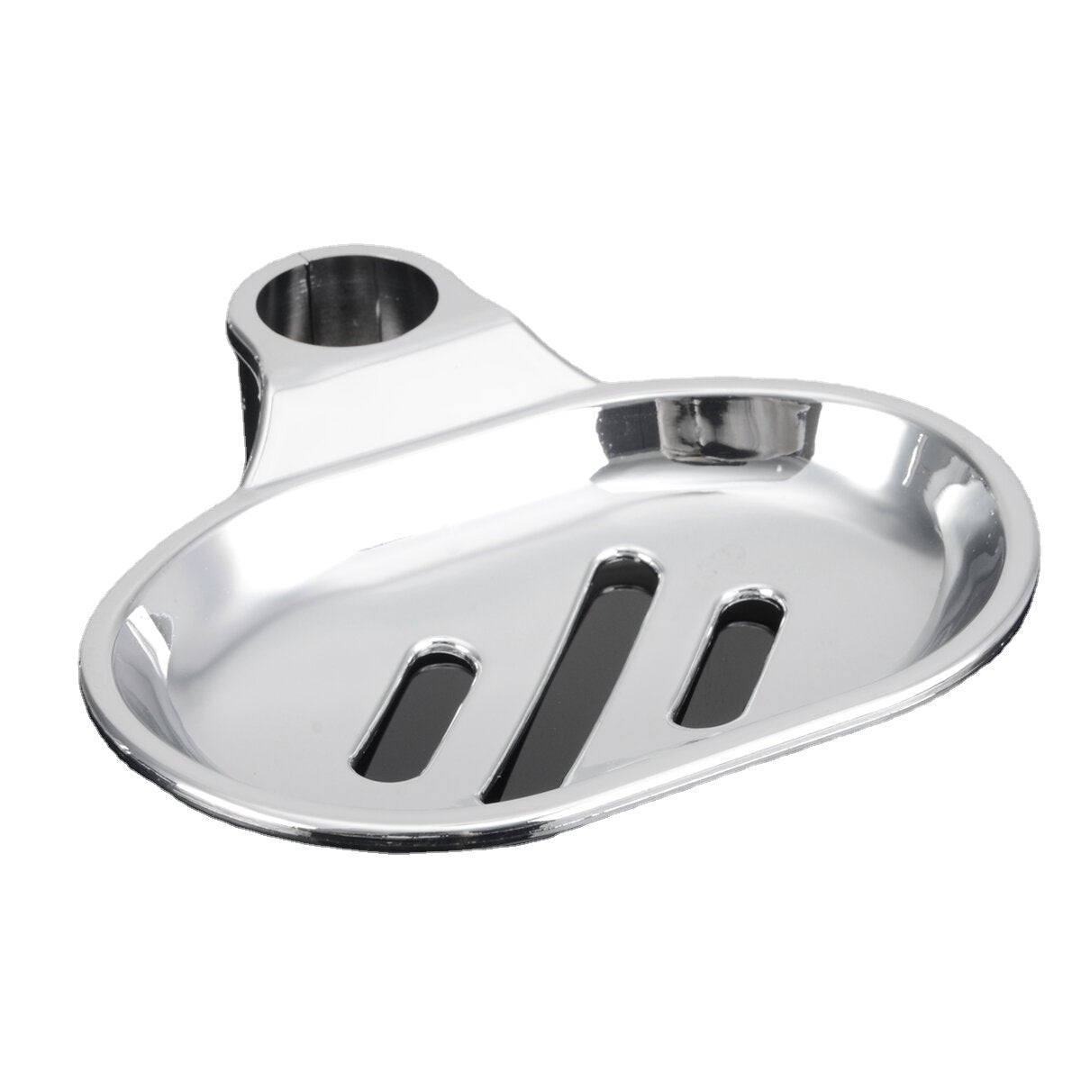 Stainless Steel Adjustable Riser Rail Bar Shower Stand Soap Head Towel Holder 610mm