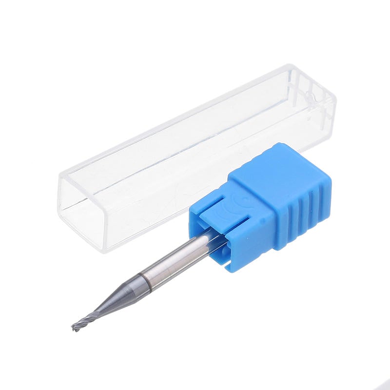 10pcs 1.5mm HRC55 TiAlN 2 Flutes End Mill Cutter Tungsten Carbide Milling Cutter CNC Tool