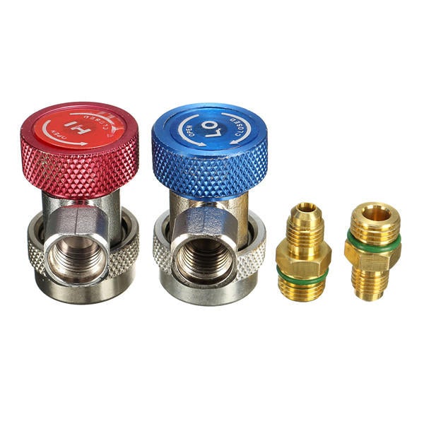 AC Air Condition Adjustable Quick Connector Adapter High/Low Pressure