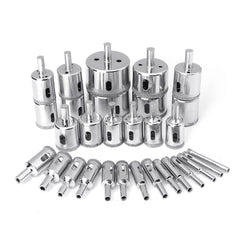 8/14/15/16/30Pcs 6mm-70mm Diamond Coated Drill Bit Set Tile Marble Glass Ceramic Hole Saw Drilling Bits For Power Tools