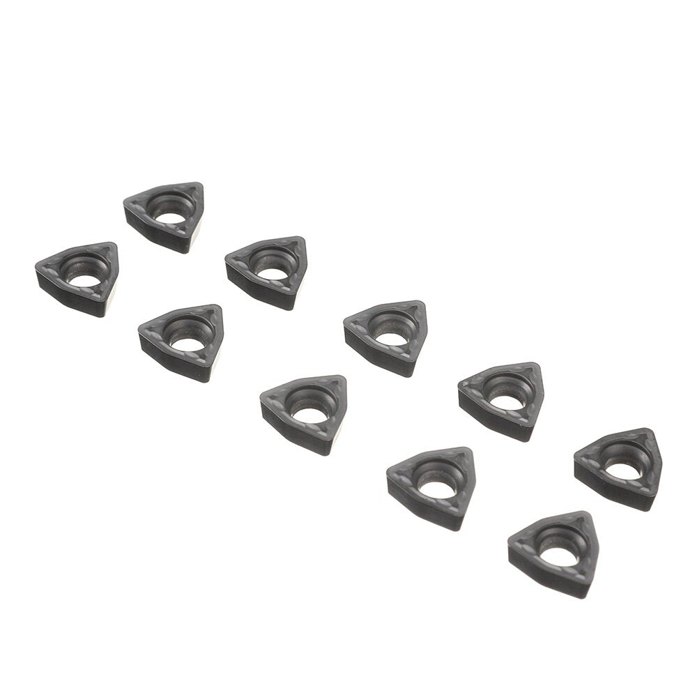 10Pcs Carbide Square Or Triangle Blade U-shaped Deep Hole Drill Violent for Lathe
