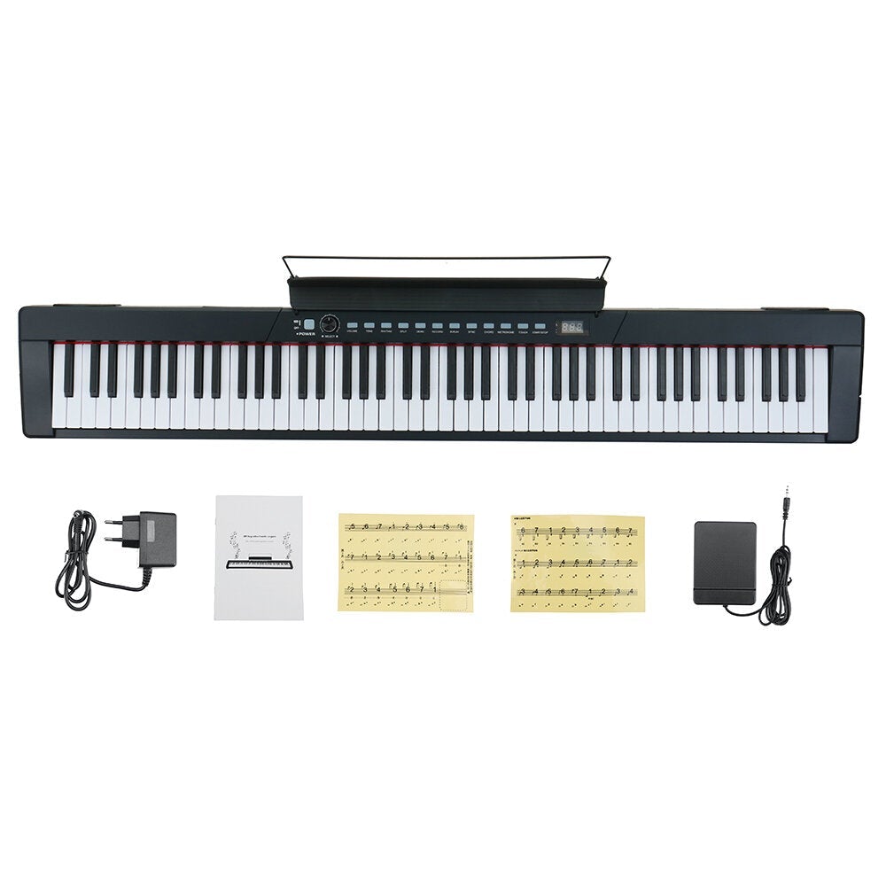 88 Keys Portable Digital Piano Standard Velocitys Keyboard Professional Edition Electronic Piano