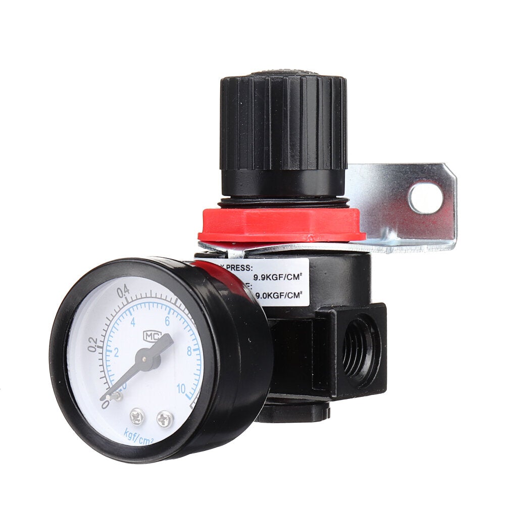 Air Pressure Regulator Pneumatic Pressure Regulator Valve G1/4 Port for Compressed Air System