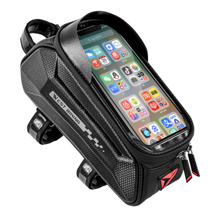 Bicycle Cell Phone TPU Touch Screen Waterproof Top Tube Bag