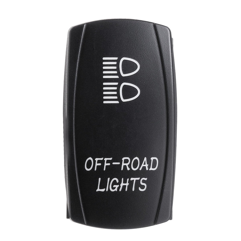 Rocker Switch LED Light Bar On-Off 6 Pins 12-24V Car Truck Boat 11 Sizes