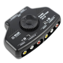 AV-2 Way Switch Selector for Audio Cable Video AV RCA Box Splitter XBox PS2