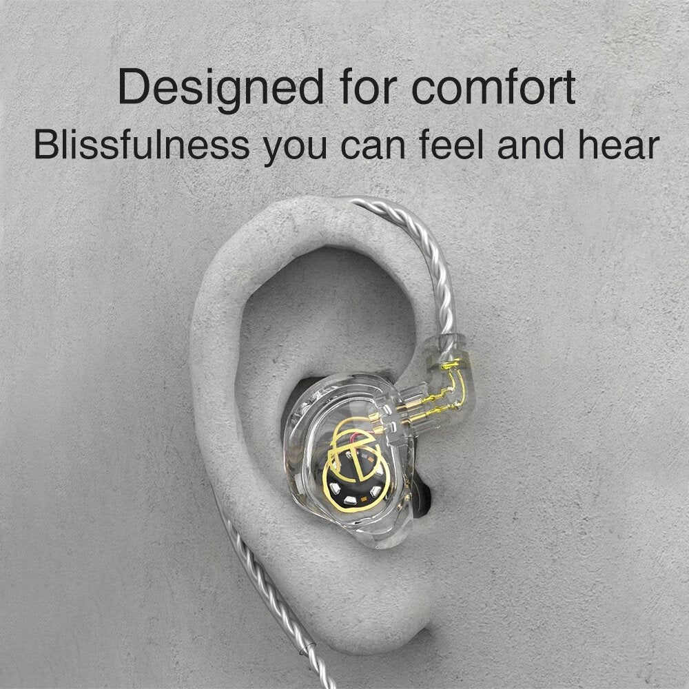 HIFI Bass Earbuds In Ear Earphones Monitor Headphones Sport Noise Cancelling Headset for MT1 ST1 CA2 TA1 EDX