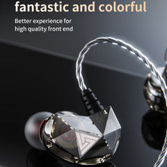In-Ear Heavy Hi-Fi Bass Stereo Music Wired Earphones Subwoofer Sport Earpiece With Microphone