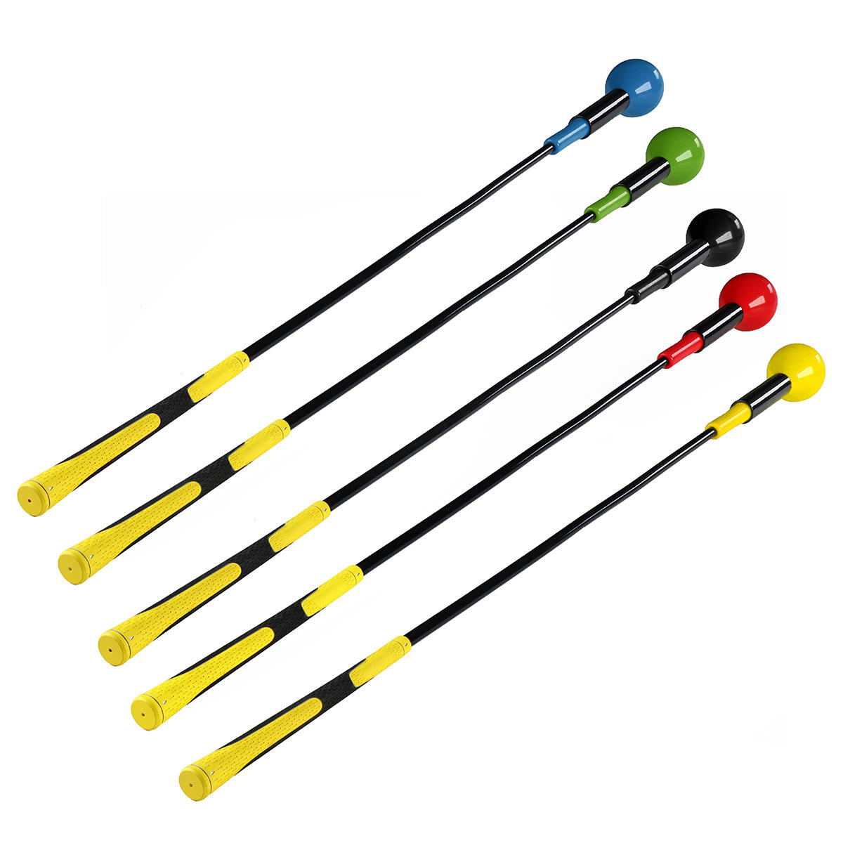 48" Golf Swing Trainer Aid Stick Glass Fiber Power Strength Tempo Sport Practice Flex Top Warm-up Stick
