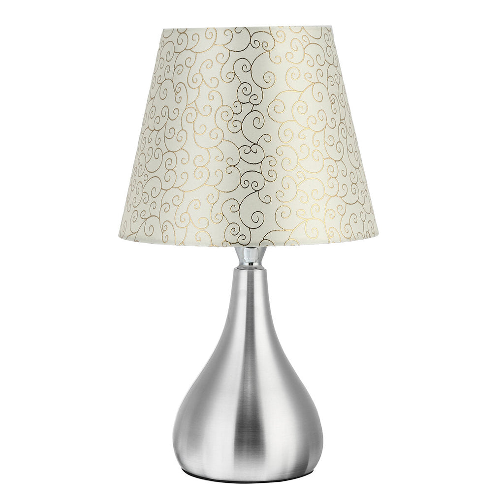 American Creative Iron Art Bedside Desk Lamp for Bedroom Dresser Living Room Kids Room College Dorm