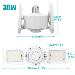 LED Camping Light Adjustable Folding Ceiling Fan Blade Lamp Energy Saving Work Lamp Outdoor Home
