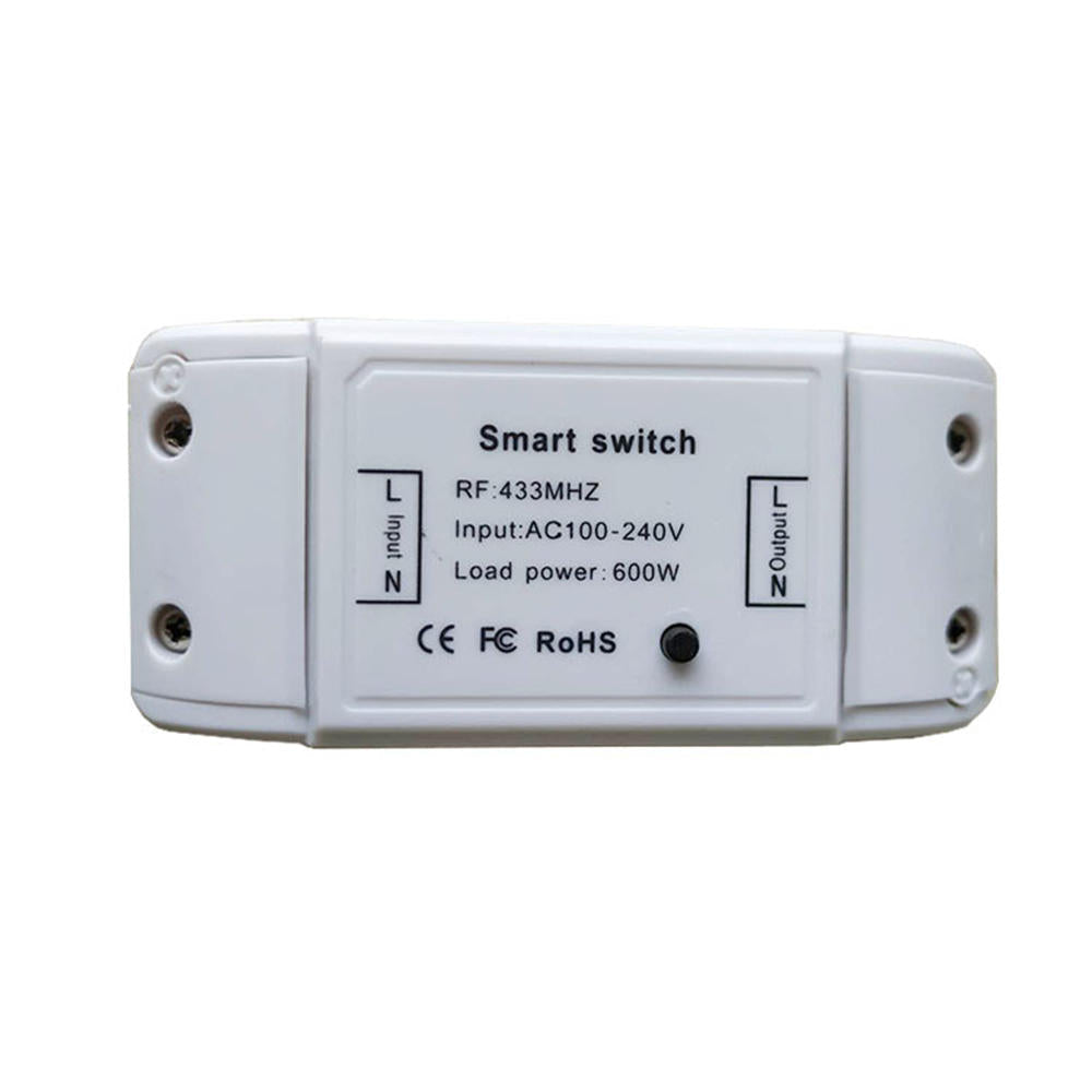 Wireless Wifi Tactile Smart Switch Lighting Remote Control 433 MHz Receiver for Smart Home