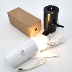 Outdoor Camping Tiny Air Pump With Camping Lamp Ultralight 1300mAh 180L/Min USB Charging Mini Inflator 3-level Brightness Adjustment