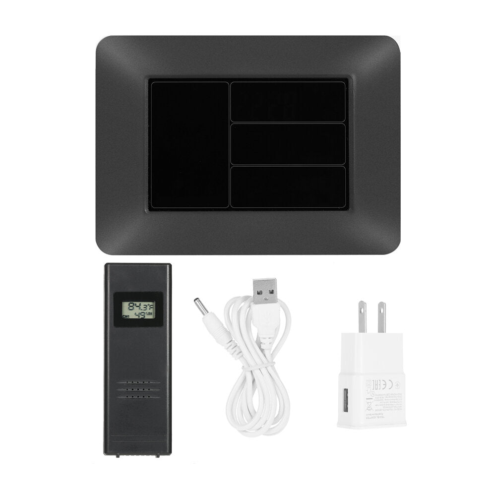 Multi-functional Wireless Digital Thermometer Hygrometer Colorful LCD Weather Forecast Clock