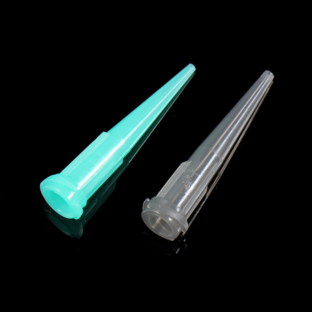19Pcs/Set American Dispensing Needle with Connector Adapter Blunt Tip TT Tip Syringe Needles Cap for Refilling and Measuring Liquids Glue Applicator